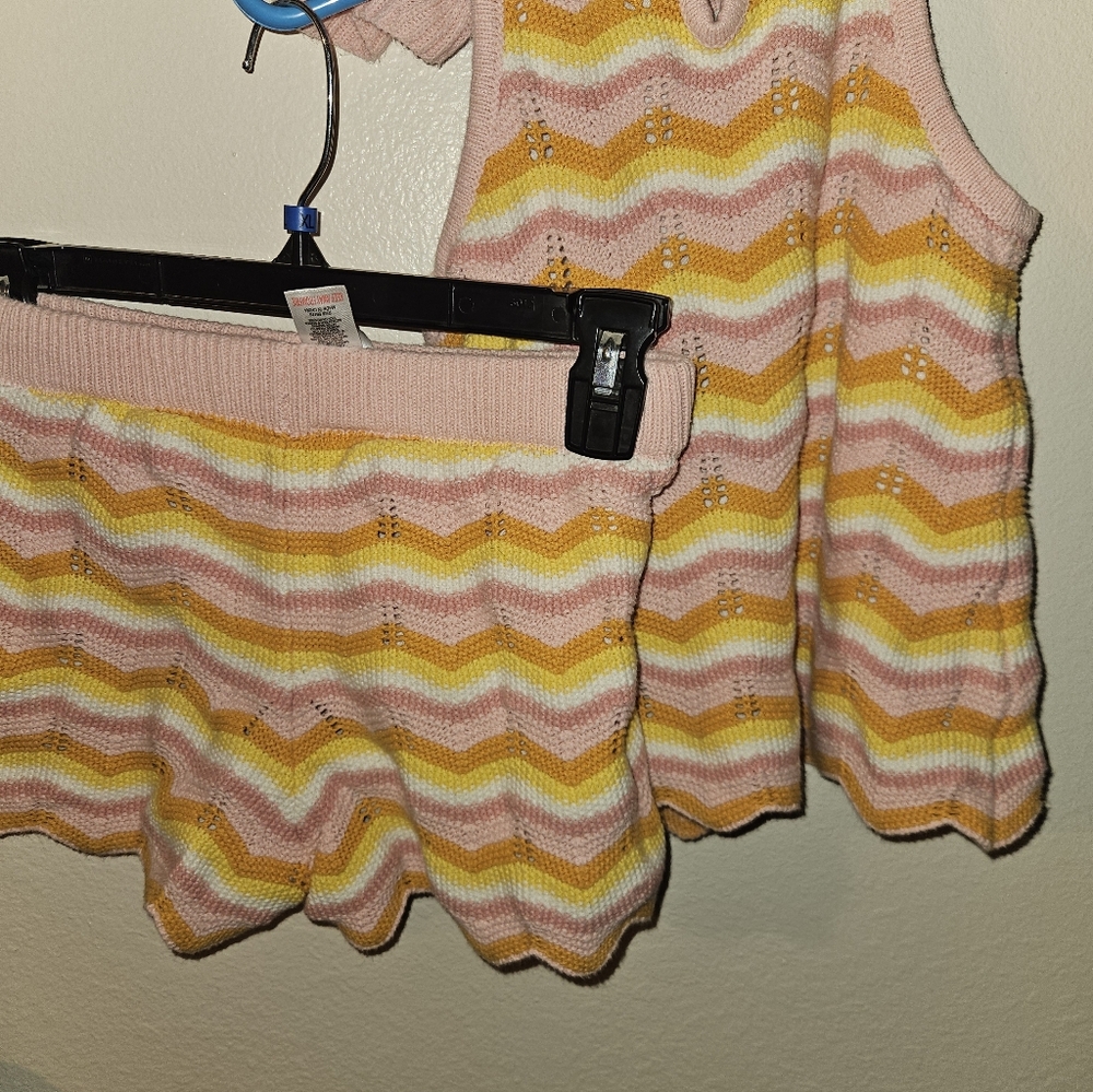 Haute Hippie Kid Styles Girls 2 Piece Knit Outfit Size M (7/8) - Picture 7 of 12